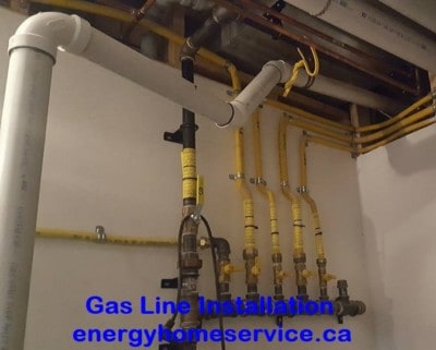 Gas Line Installation Service, Energy Home Service HVAC Cooling & Heating Company Vaughan Ontario Richmond Hill