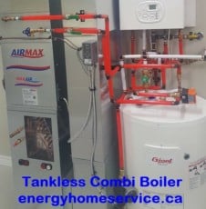 Best Whole House Tankless Combi Boiler, Energy Home Service HVAC Cooling & Heating Company Vaughan Ontario Richmond Hill